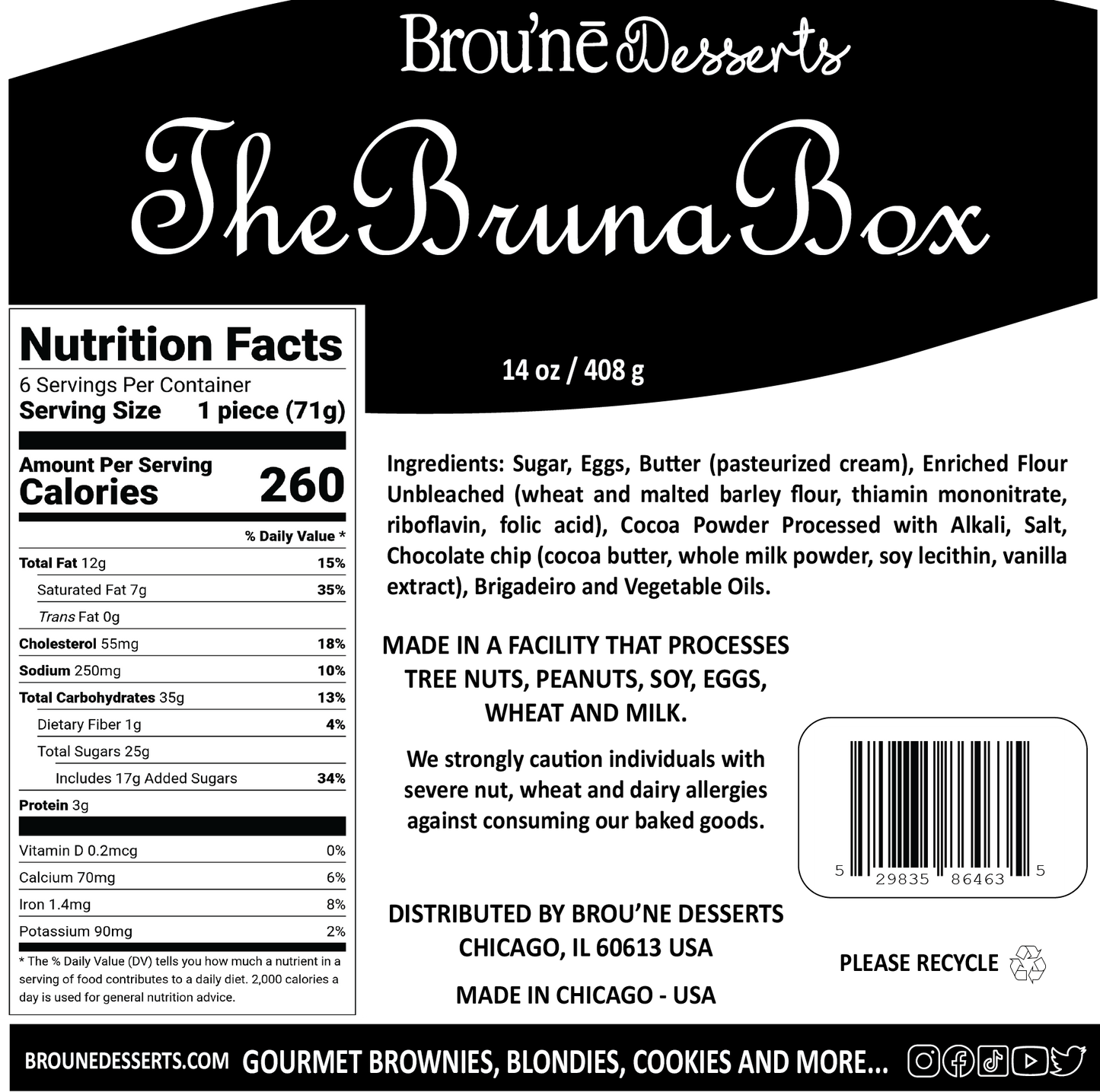 The Bruna Brownie Box