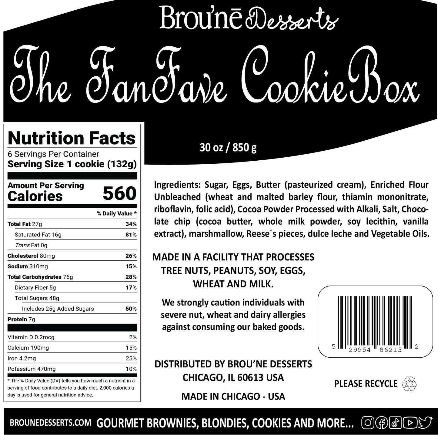 The Fan Fave Cookie Box