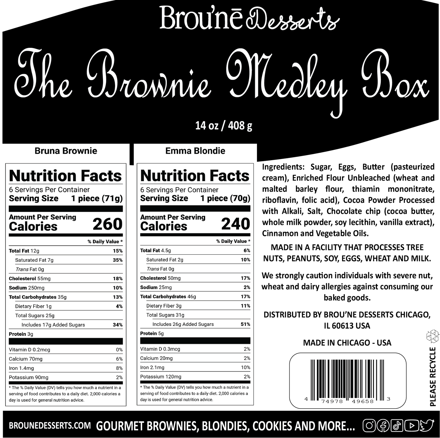 The Brownie Medley Box